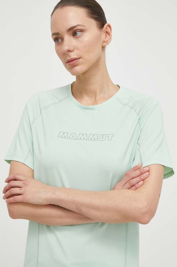 Îmbrăcăminte Mammut tricou sport Selun FL Logo 1017.05060 verde