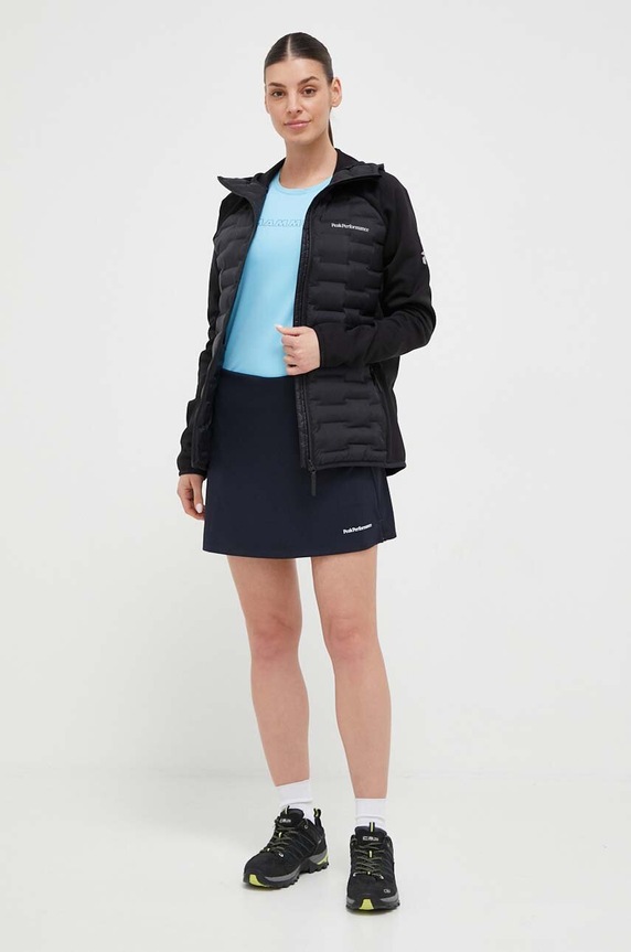 Športna kratka majica Mammut Selun FL Logo 1017.05060 modra SS25