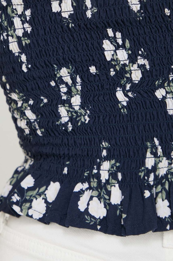 Hollister Co. top KI340.3156.208 granatowy