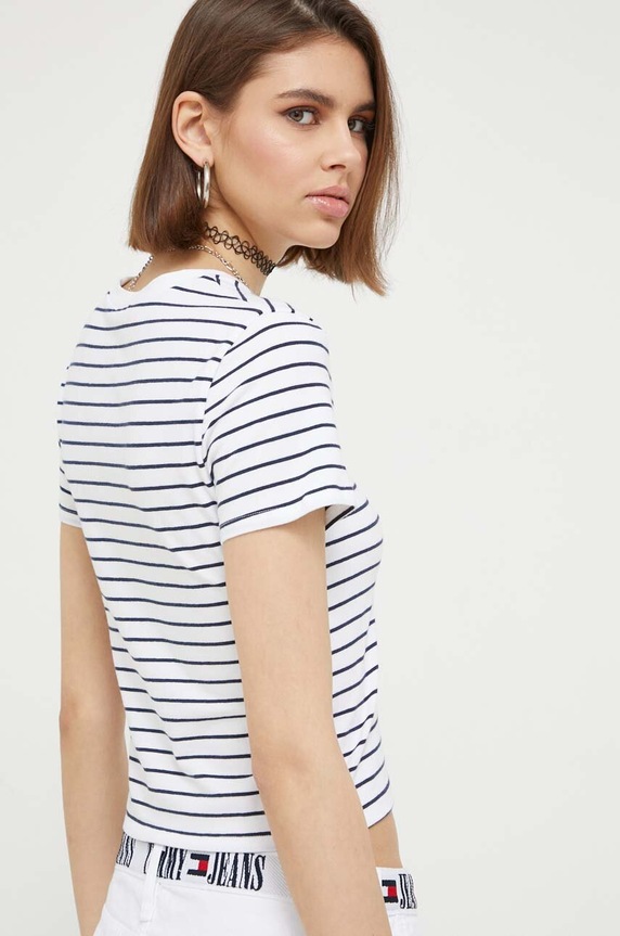 Odzież Abercrombie & Fitch t-shirt KI139.3353.123 biały