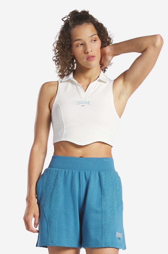 Reebok Classic top Classic Varsity Tank z elastanem biały HS0367
