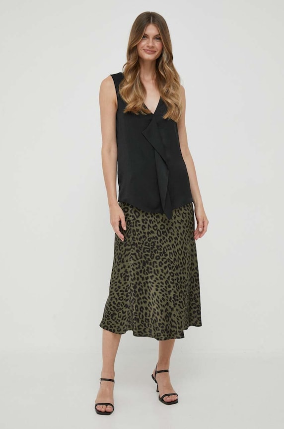 Bluza United Colors of Benetton 53KFDQ06S.100 crna SS23