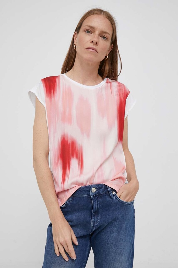 United Colors of Benetton t-shirt piros 3EERD105X.901