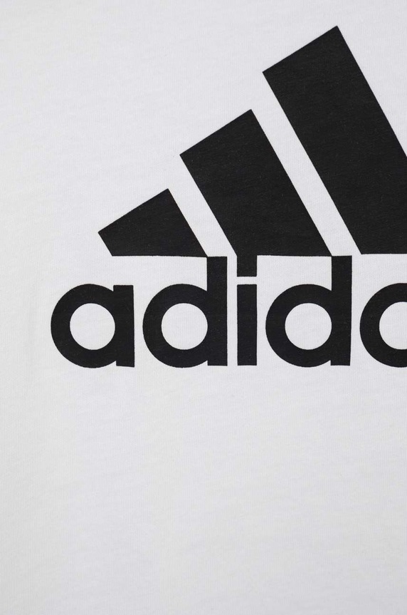 DÍVKA Dětské bavlněné tričko adidas G BL IC6121 bílá