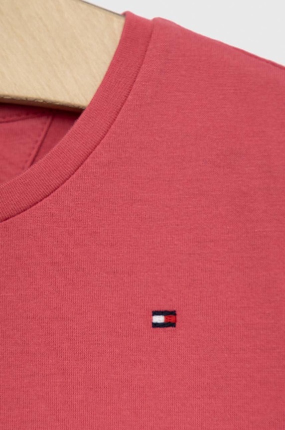 Dziewczynka Tommy Hilfiger t-shirt dziecięcy KG0KG07052.PPYX różowy