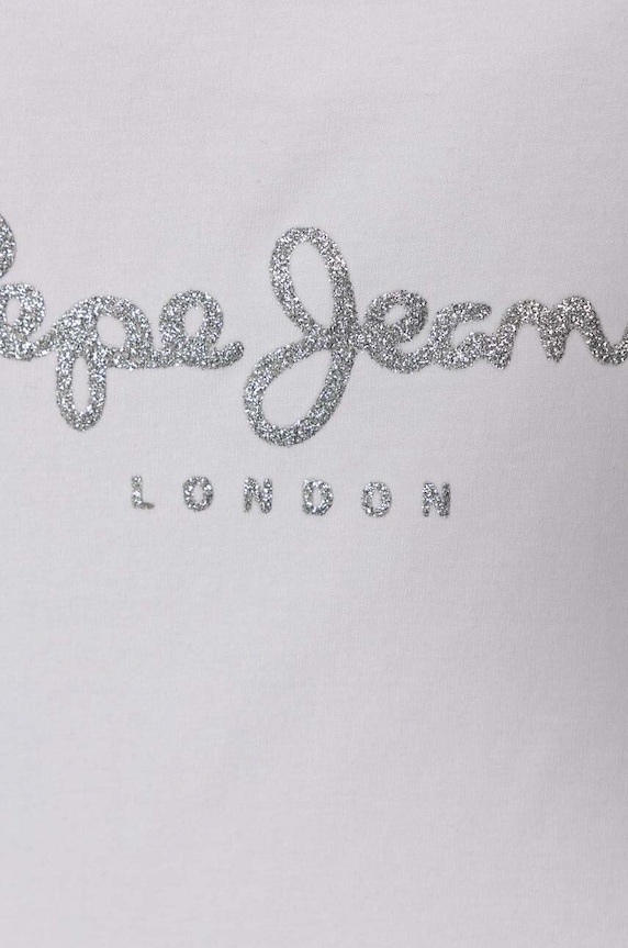 Κοριτσίστικα Παιδικό μπλουζάκι Pepe Jeans PG502924 λευκό
