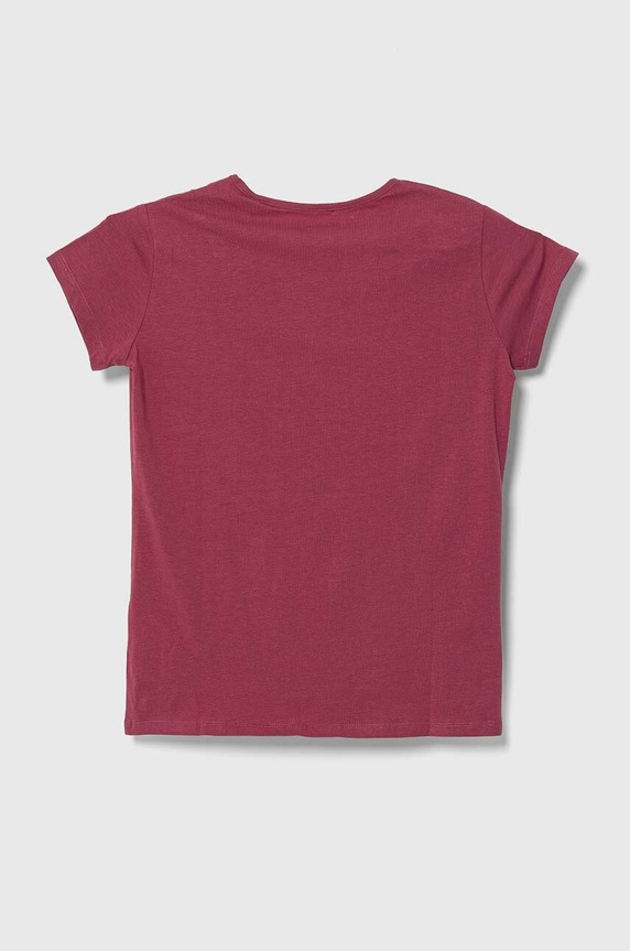 Dětské tričko Pepe Jeans PG502924 burgundské AW24