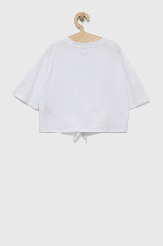 Pepe Jeans t-shirt bawełniany dziecięcy Garland PG502934 biały SS23