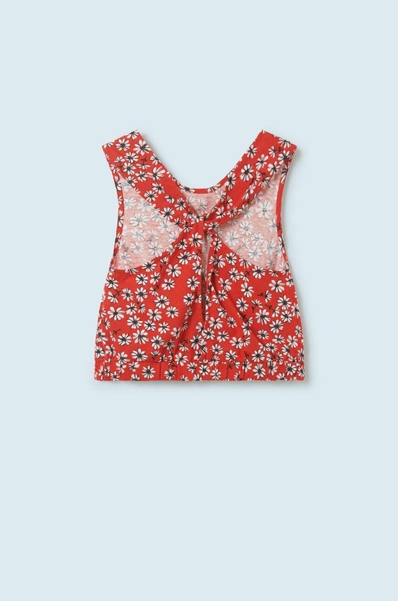 Mayoral top dziecięcy 6061.8G.JUNIOR czerwony