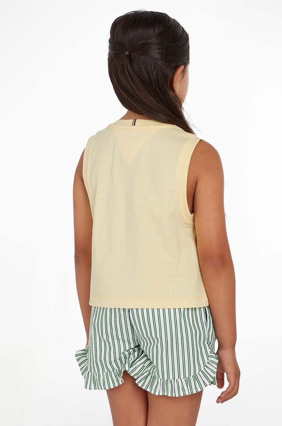 Tommy Hilfiger top bawełniany dziecięcy KG0KG07262.PPYX