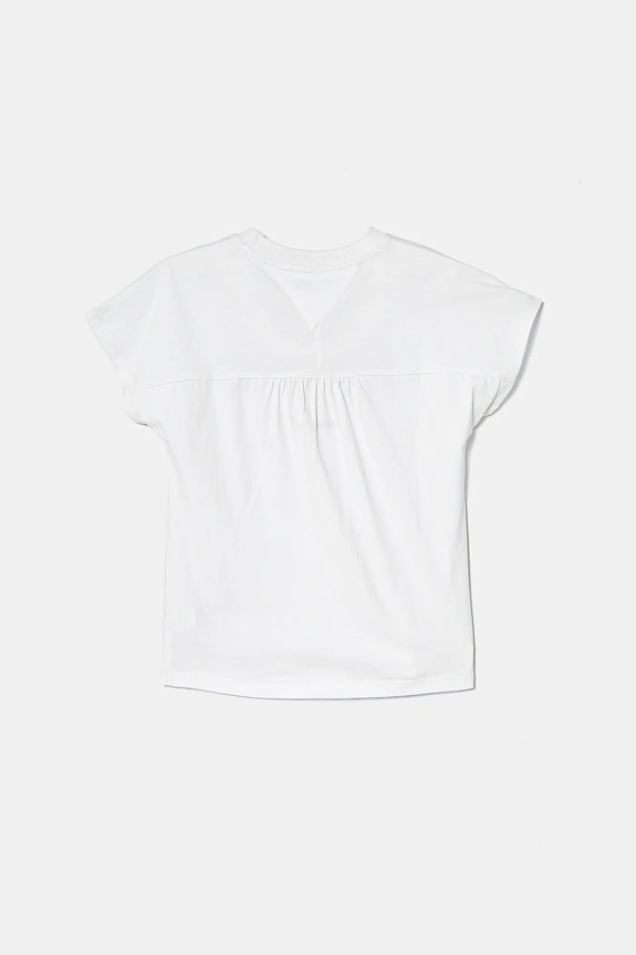 Tommy Hilfiger t-shirt bawełniany dziecięcy KG0KG07269.PPYX biały SS23