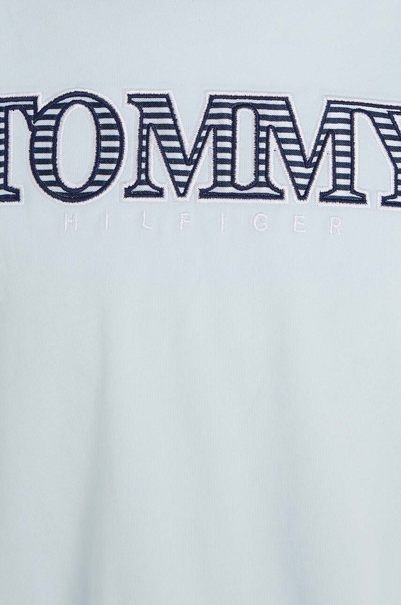 Tommy Hilfiger t-shirt bawełniany dziecięcy niebieski KG0KG07269.PPYX