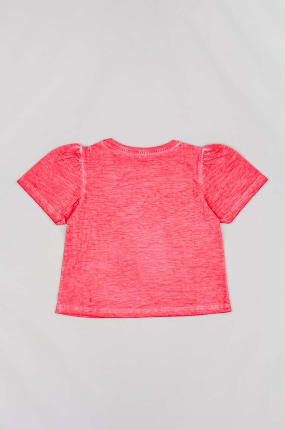 zippy t-shirt bawełniany dziecięcy ZKGAP0303.23016 pomarańczowy SS23