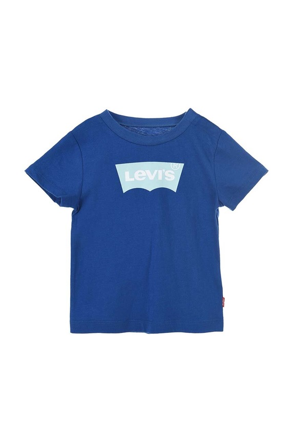 Levi's t-shirt dziecięcy z elastanem niebieski 6E8157