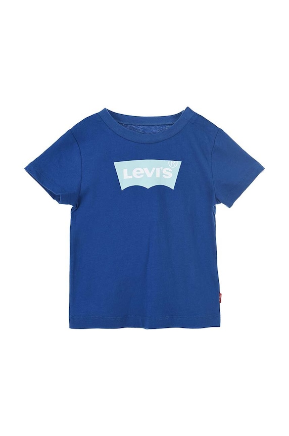 Levi's t-shirt dziecięcy z elastanem niebieski 6E8157