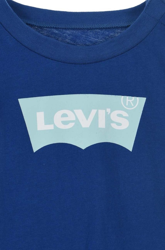 Levi's t-shirt dziecięcy niebieski 6E8157