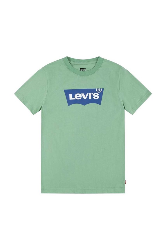 Levi's t-shirt dziecięcy z elastanem zielony 6E8157
