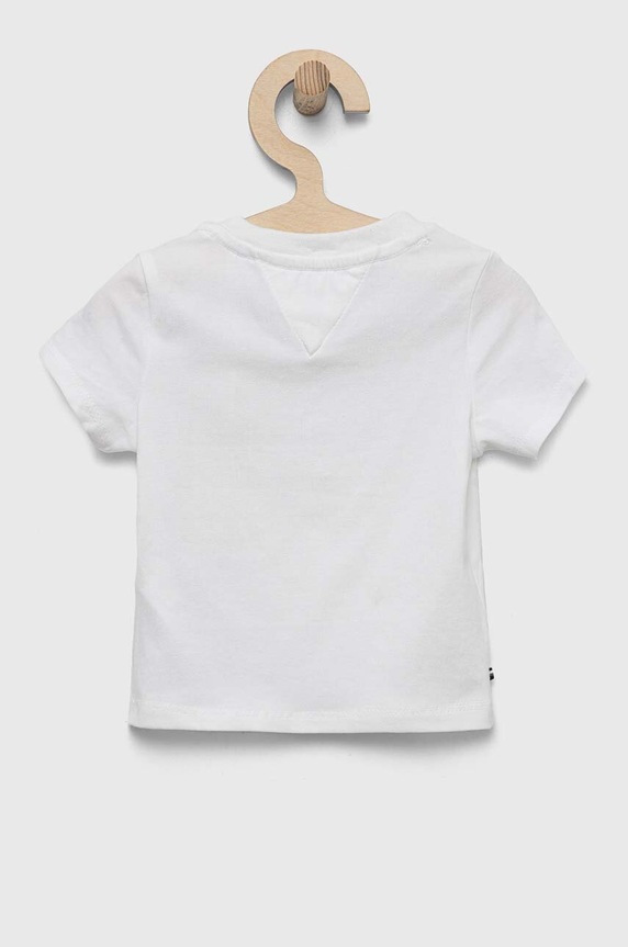 Tommy Hilfiger t-shirt niemowlęcy KN0KN01623.PPYX biały SS23