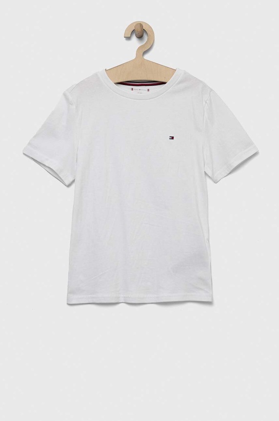 Παιδικό βαμβακερό μπλουζάκι Tommy Hilfiger 2-pack UK0UK00052.PPYX λευκό SS23