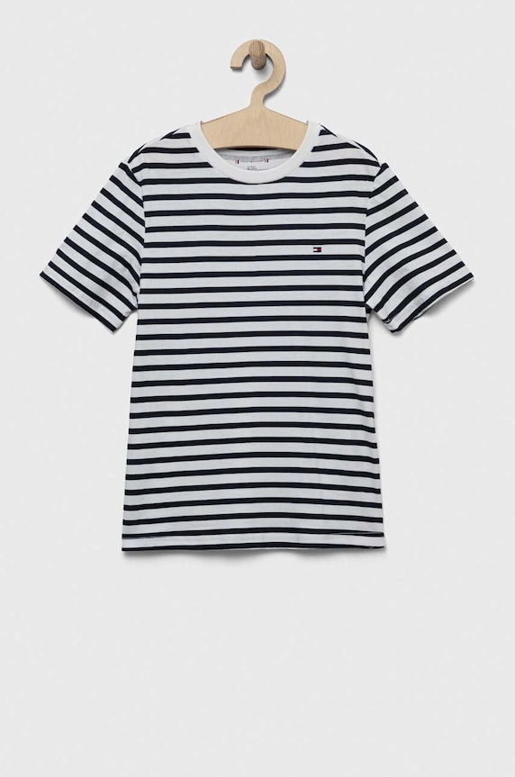 Κοριτσίστικα Παιδικό βαμβακερό μπλουζάκι Tommy Hilfiger 2-pack UK0UK00052.PPYX λευκό