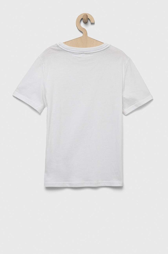 Παιδικό βαμβακερό μπλουζάκι Tommy Hilfiger 2-pack λευκό UK0UK00052.PPYX