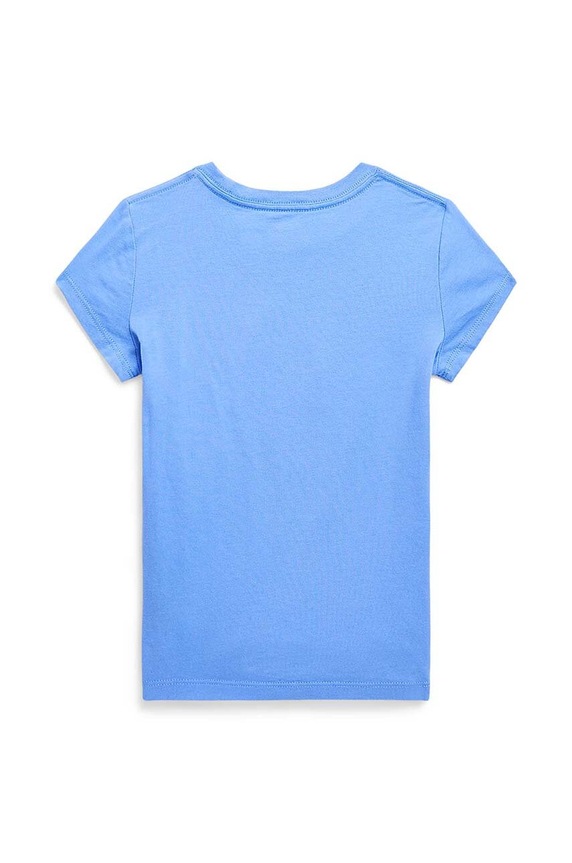 Polo Ralph Lauren t-shirt bawełniany dziecięcy 313901142002 niebieski SS23