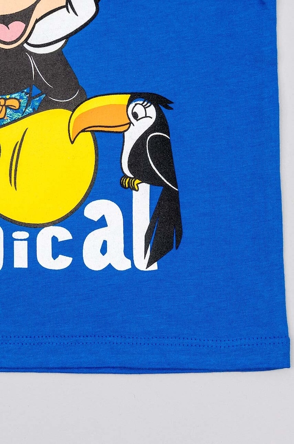 Detské bavlnené tričko zippy x Disney modrá ZBBAP0303.23007