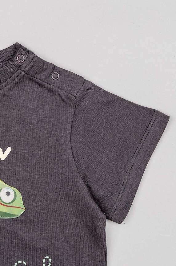 zippy tricou de bumbac pentru copii ZBBAP0303.23005 gri