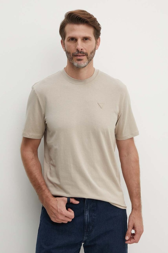Guess tricou Z2YI12.JR06K bej SS26