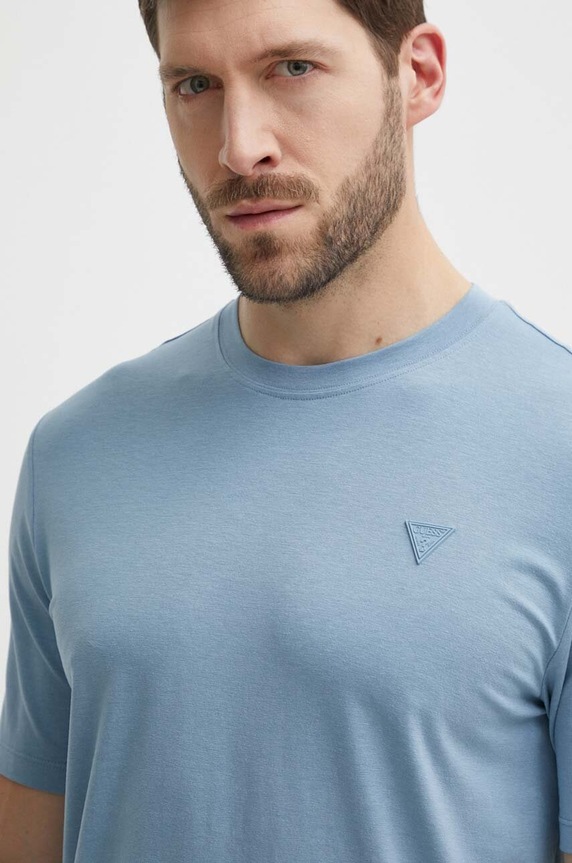 Tričko Guess HEDLEY modrá Z2YI12.JR06K