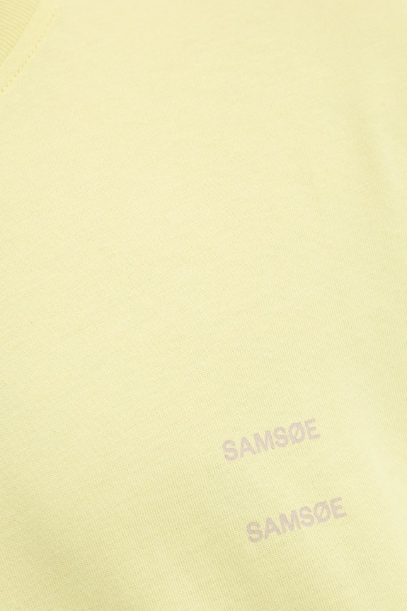 Pamučna majica Samsoe Samsoe JOEL M22300126 zlatna