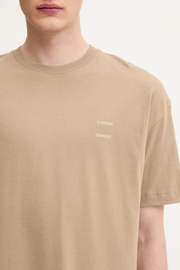 Samsoe Samsoe t-shirt in cotone JOEL beige M22300126