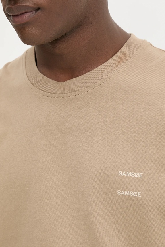 Samsoe Samsoe t-shirt in cotone JOEL M22300126 beige