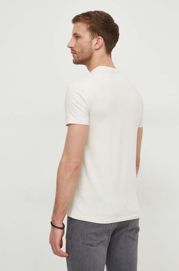 Ρούχα Polo Ralph Lauren basic t-shirt ανδρικός βαμβακερός 710671438 μπεζ