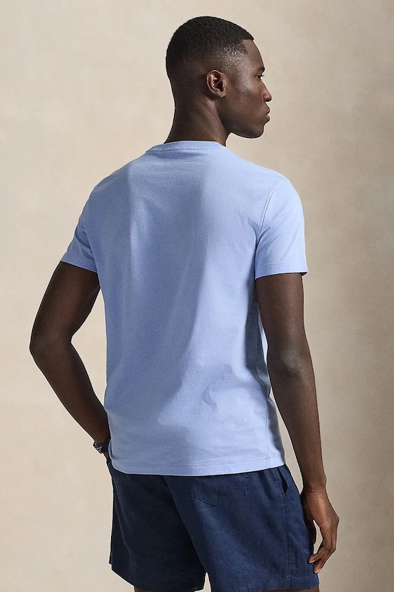 Polo Ralph Lauren βασικό t-shirt ανδρικό βαμβακερό 710671438 μπλε SS26