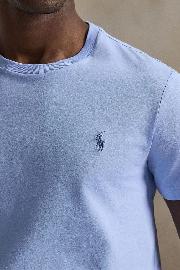 Polo Ralph Lauren βασικό t-shirt ανδρικό βαμβακερό μπλε 710671438