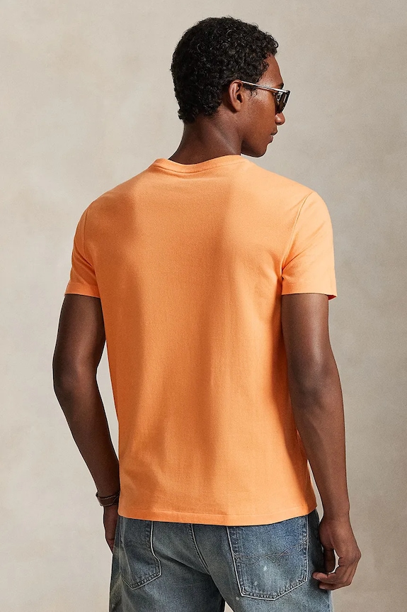 Polo Ralph Lauren Βασικό T-shirt Ανδρικό Βαμβακερό 710671438 πορτοκαλί SS26