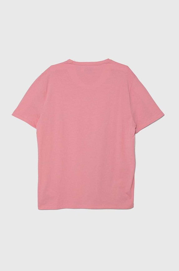 Polo Ralph Lauren T-shirt basic męski bawełniany 710671438 różowy SS26