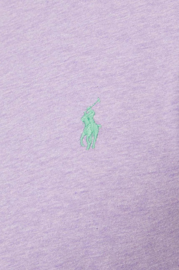 Polo Ralph Lauren T-shirt basic męski bawełniany 710671438 fioletowy