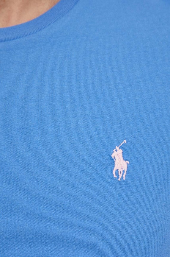 Polo Ralph Lauren T-shirt basic męski bawełniany 710671438 niebieski