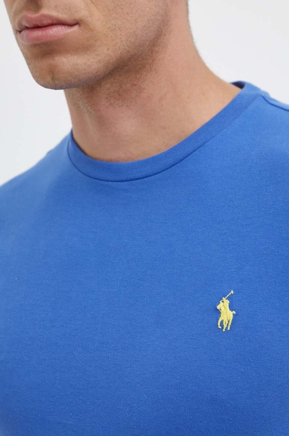 Polo Ralph Lauren basic tričko pánské bavlněné 710671438 modrá