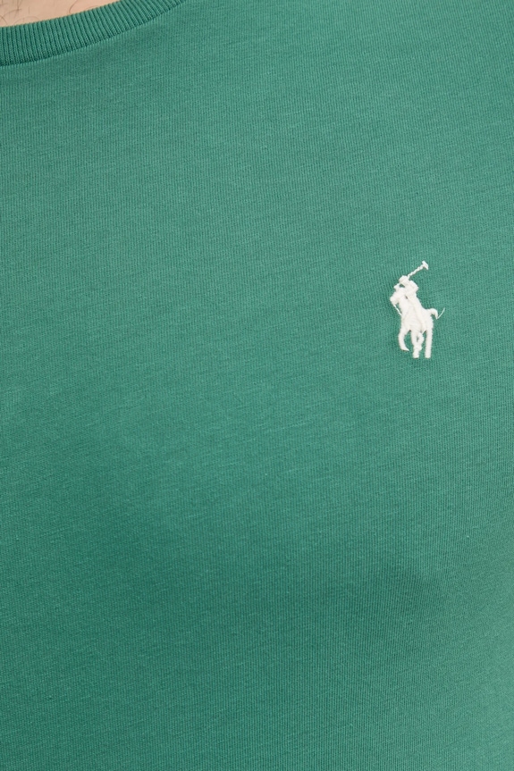 Polo Ralph Lauren basic t-shirt ανδρικό βαμβακερό 710671438 πράσινο