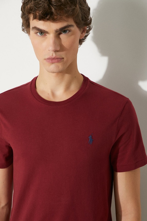 Polo Ralph Lauren Men's basic cotton t-shirt maroon 710671438