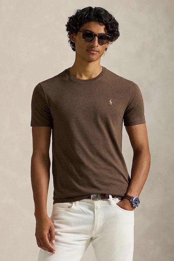 Polo Ralph Lauren basic férfi pamut pamut barna 710671438