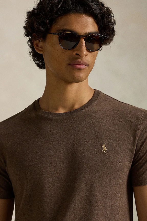 Polo Ralph Lauren basic férfi pamut barna 710671438