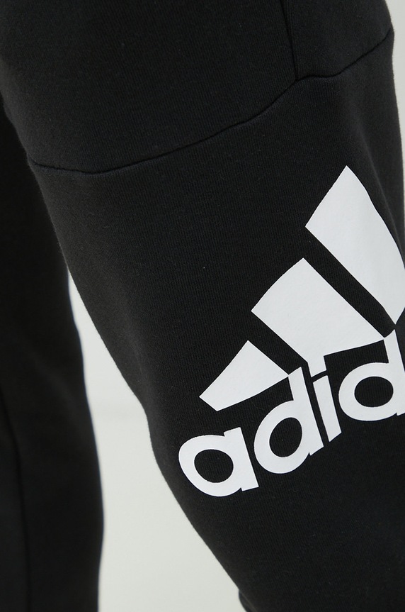 Памучен спортен панталон adidas черен HA4342