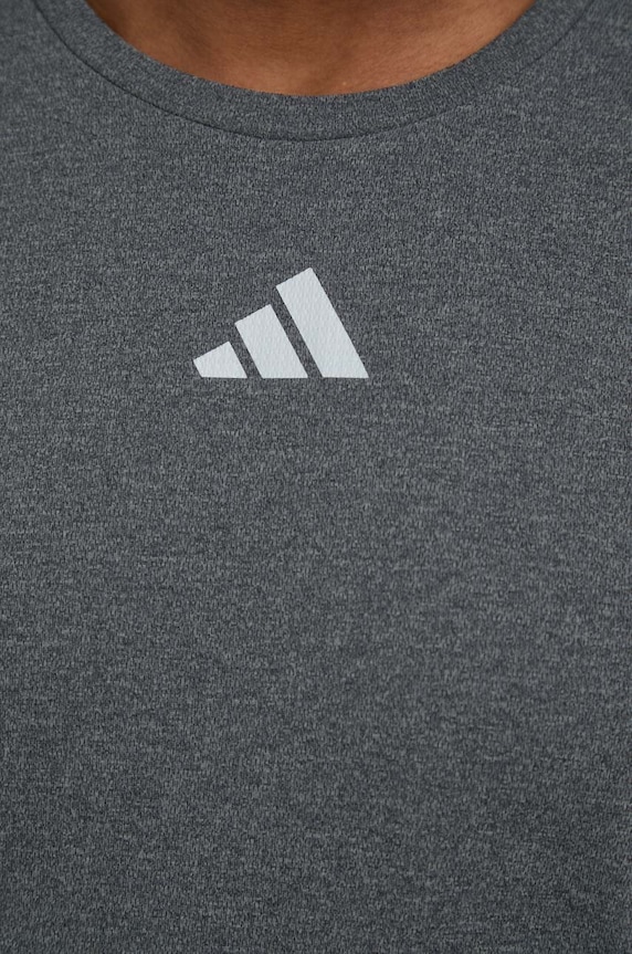 adidas Performance t-shirt do biegania Own the Run HR6617 szary