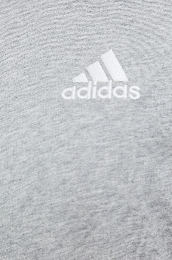 adidas t-shirt bawełniany Essentials IC9288 szary