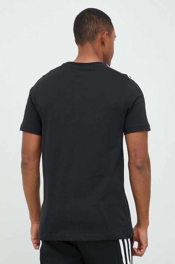 Odzież adidas t-shirt bawełniany Essentials IC9334 czarny