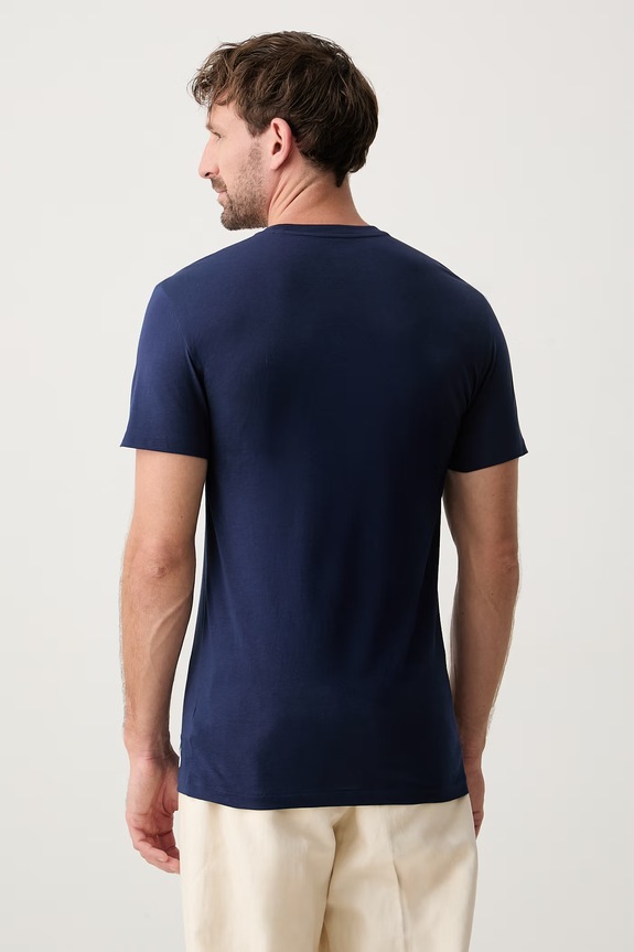 Îmbrăcăminte Polo Ralph Lauren tricou basic pentru bărbați din bumbac pachet de 3 714830304 alb